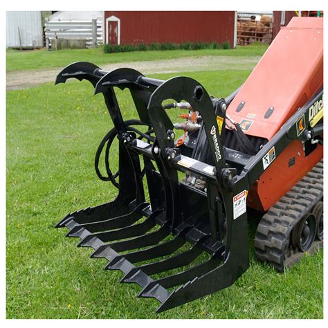 brush grapples for skid steer|best skid steer brush grapple.